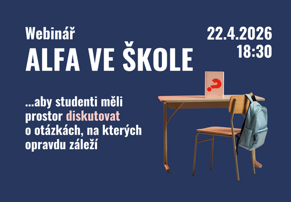 Webinář "Alfa pro mládež ve škole"